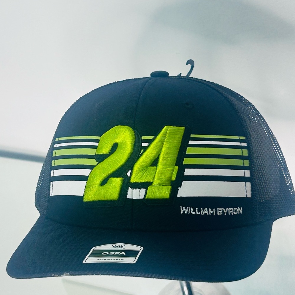 William Byron Black and Green Cap
